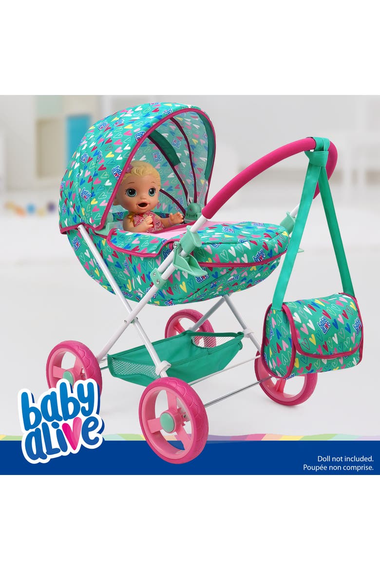 Deluxe Classic Doll Pram, Alternate, color, Multicolored