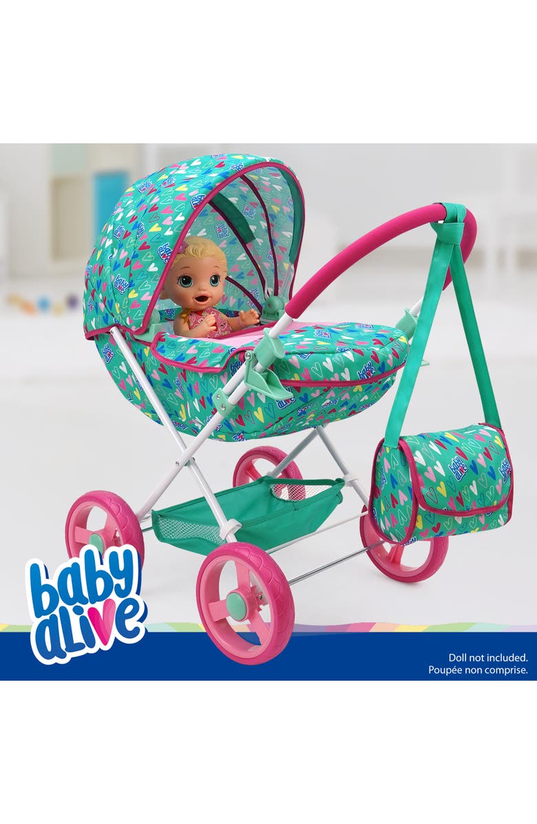Baby Alive Deluxe Classic Doll Pram, Alternate, color, Multicolored