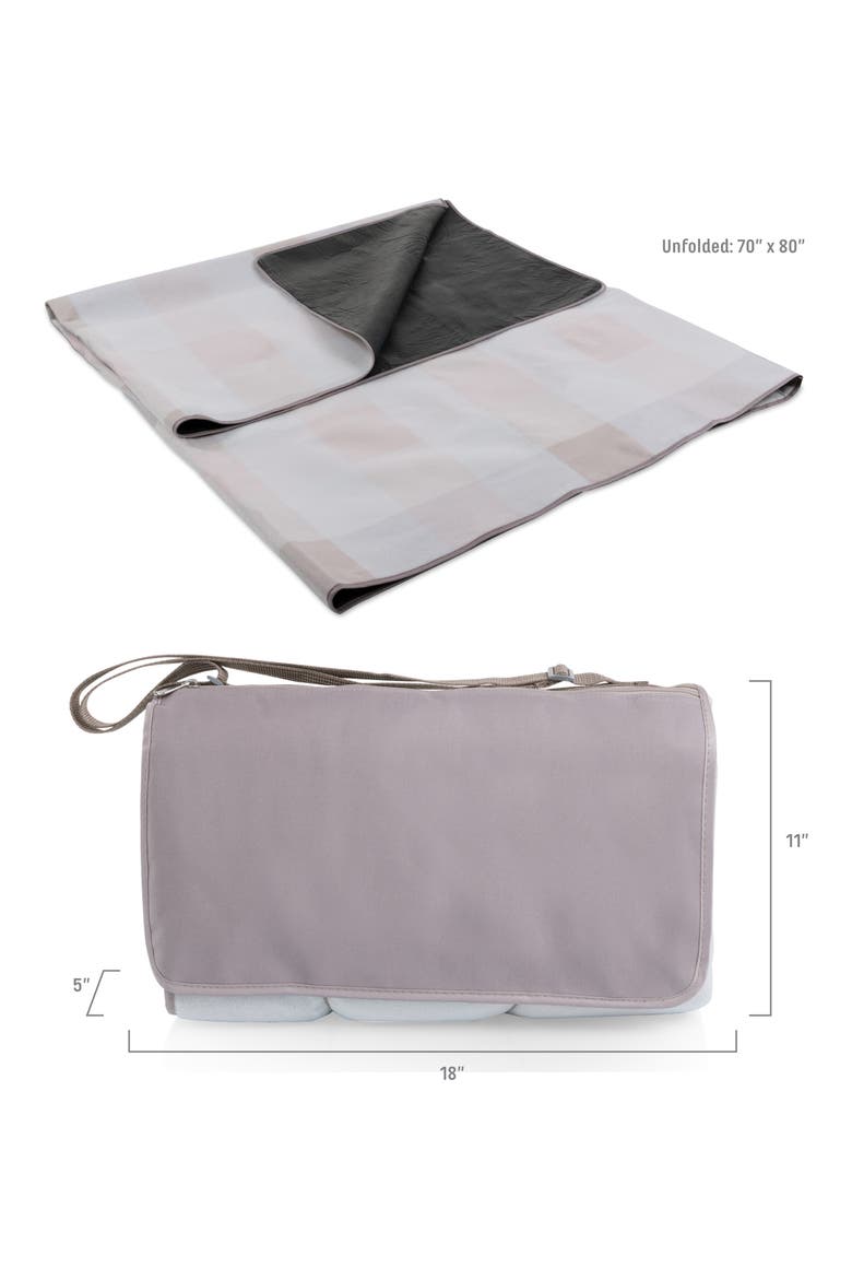 X-Large Outdoor Picnic Blanket Tote Bag, Alternate, color, BEIGE