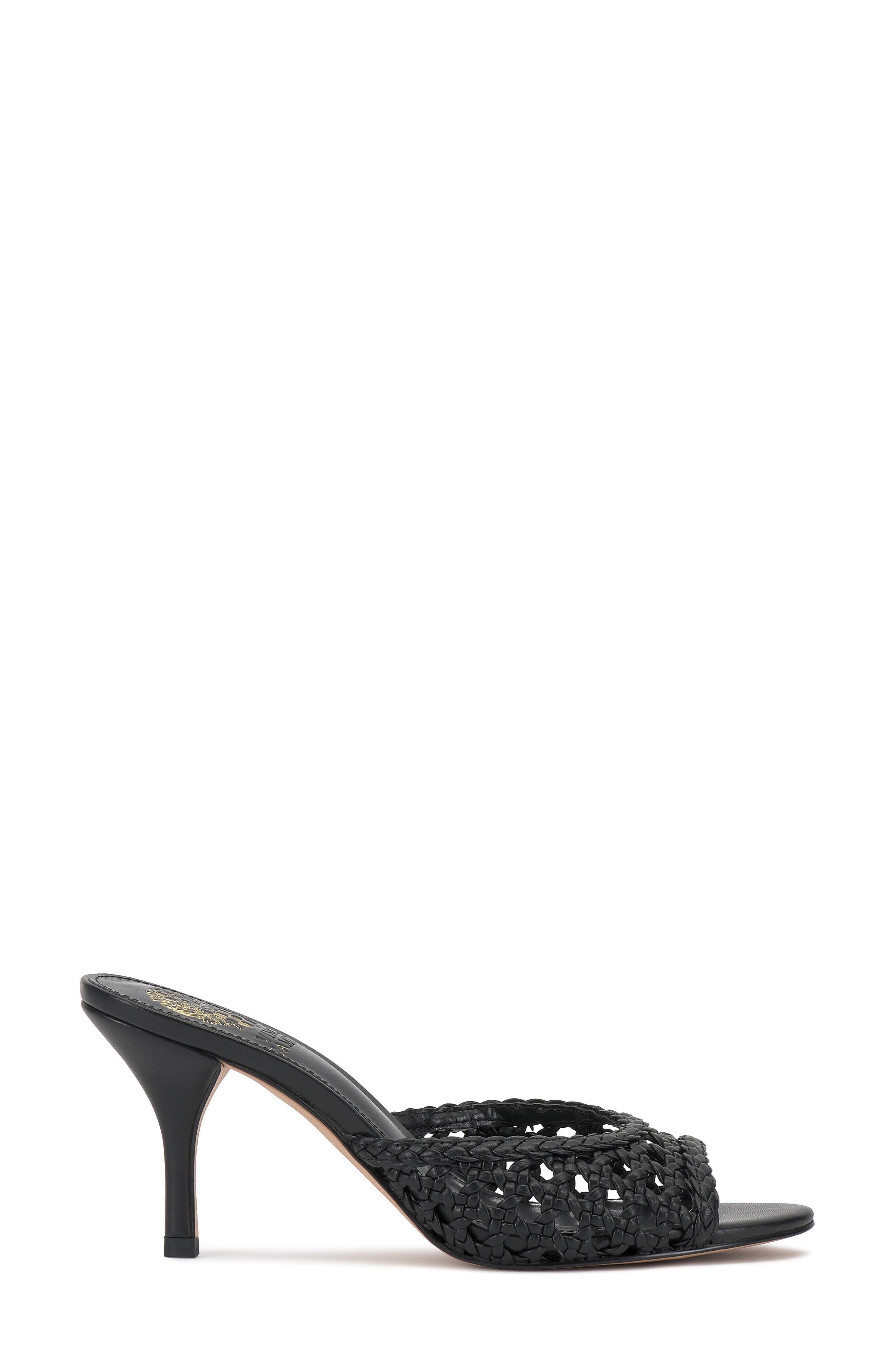 Vince Camuto Prilany Mule Sandal, Alternate, color, Black Super Soft