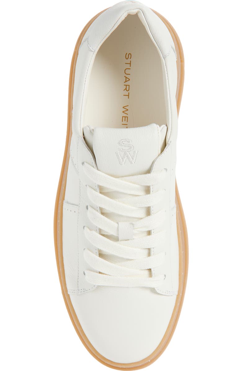 Stuart Weitzman Ellis Sneaker, Alternate, color, Cream.