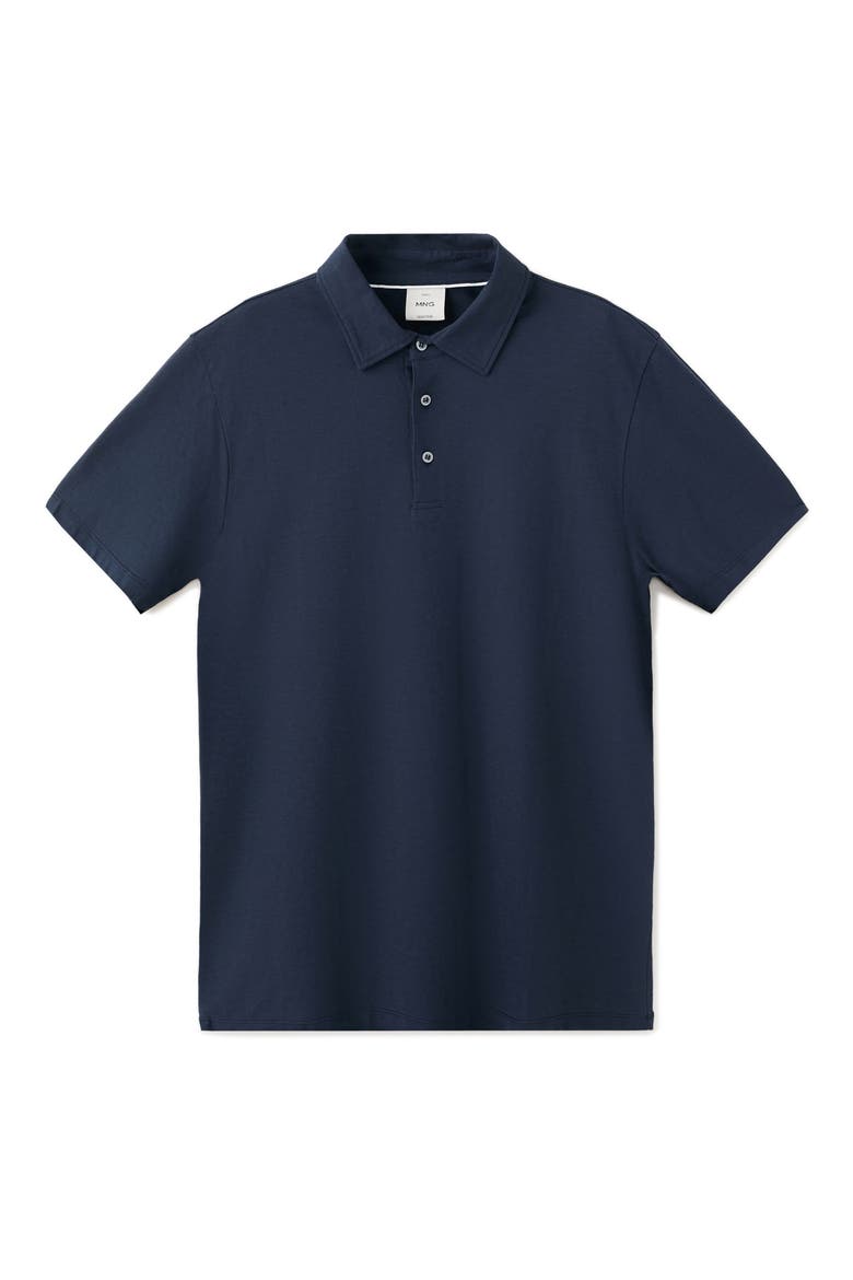 Slim Fit Cotton Polo, Alternate, color, NAVY