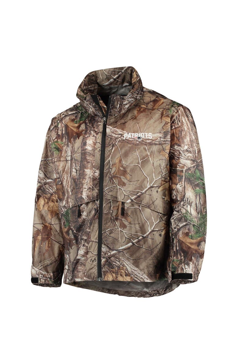 DUNBROOKE Men's Dunbrooke Realtree Camo New England Patriots Circle Sportsman Waterproof Packable Full-Zip Jacket, Alternate, color, 