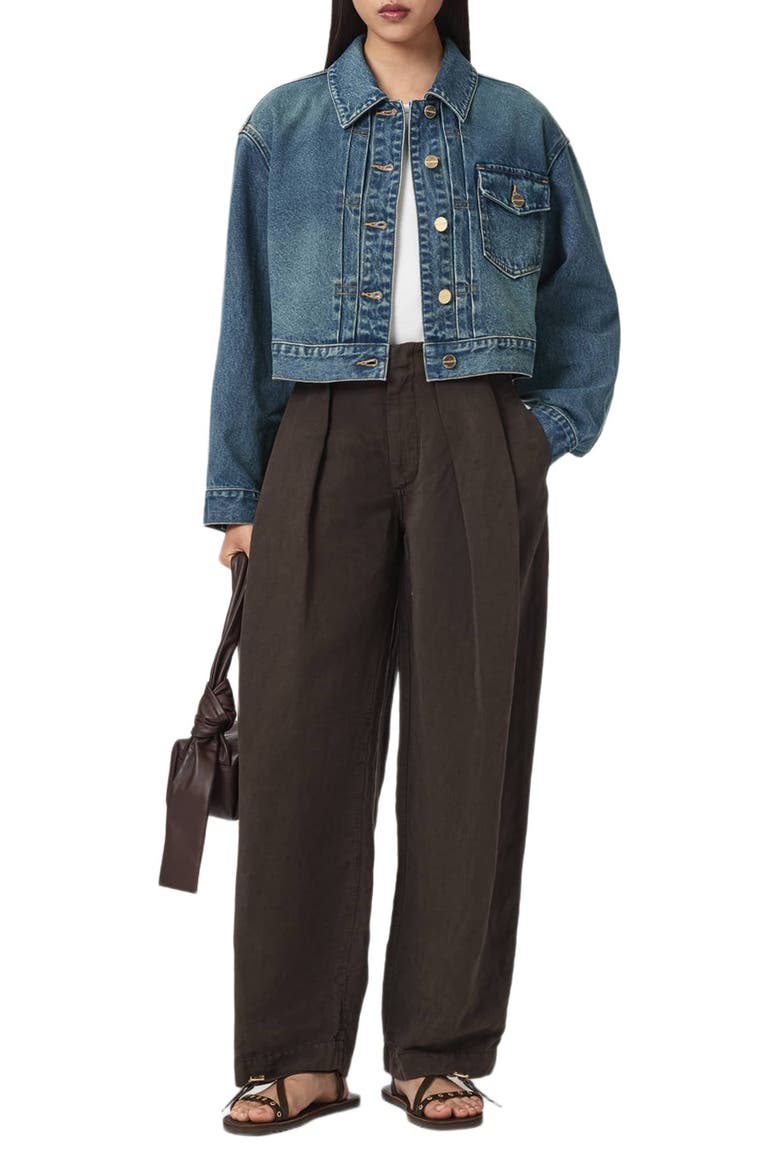 Blink Cropped Jacket, Alternate, color, TINTED INDIGO