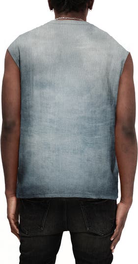 Texture Jersey Sleeveless T-Shirt