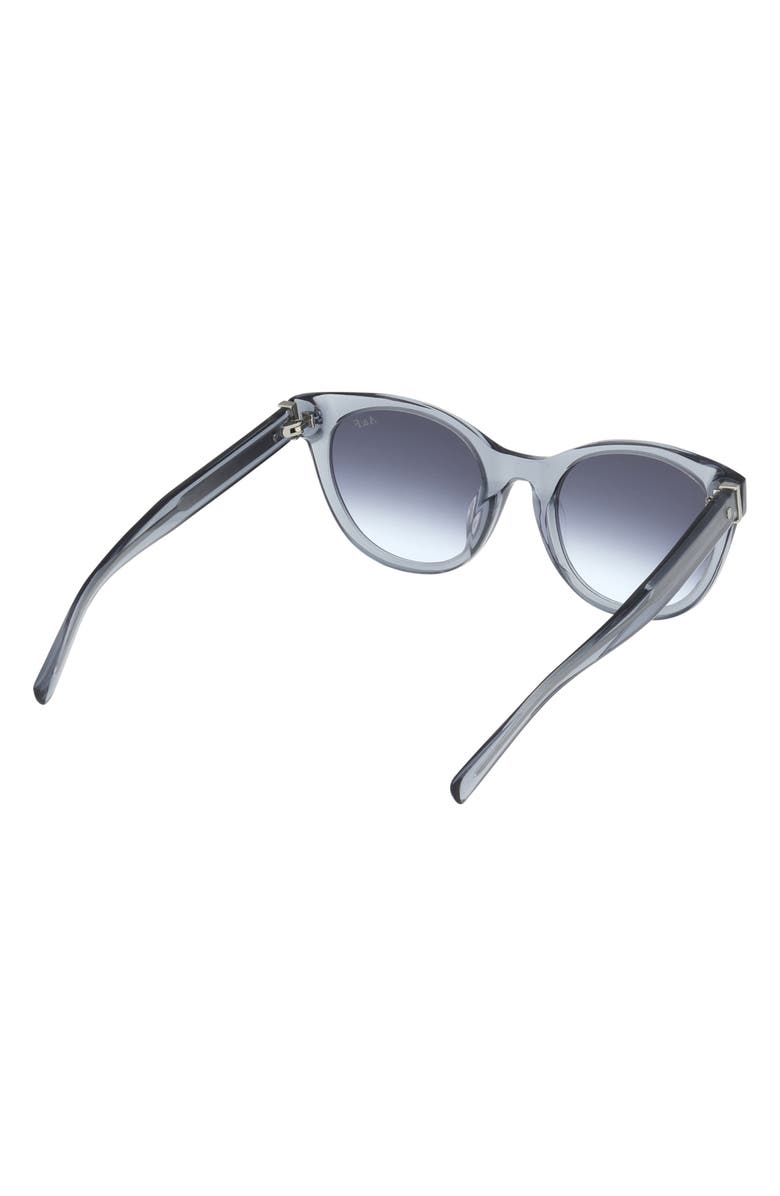 ABERCROMBIE & FITCH 52mm Gradient Cat Eye Sunglasses, Alternate, color, Grey/ Other / Gradient Blue