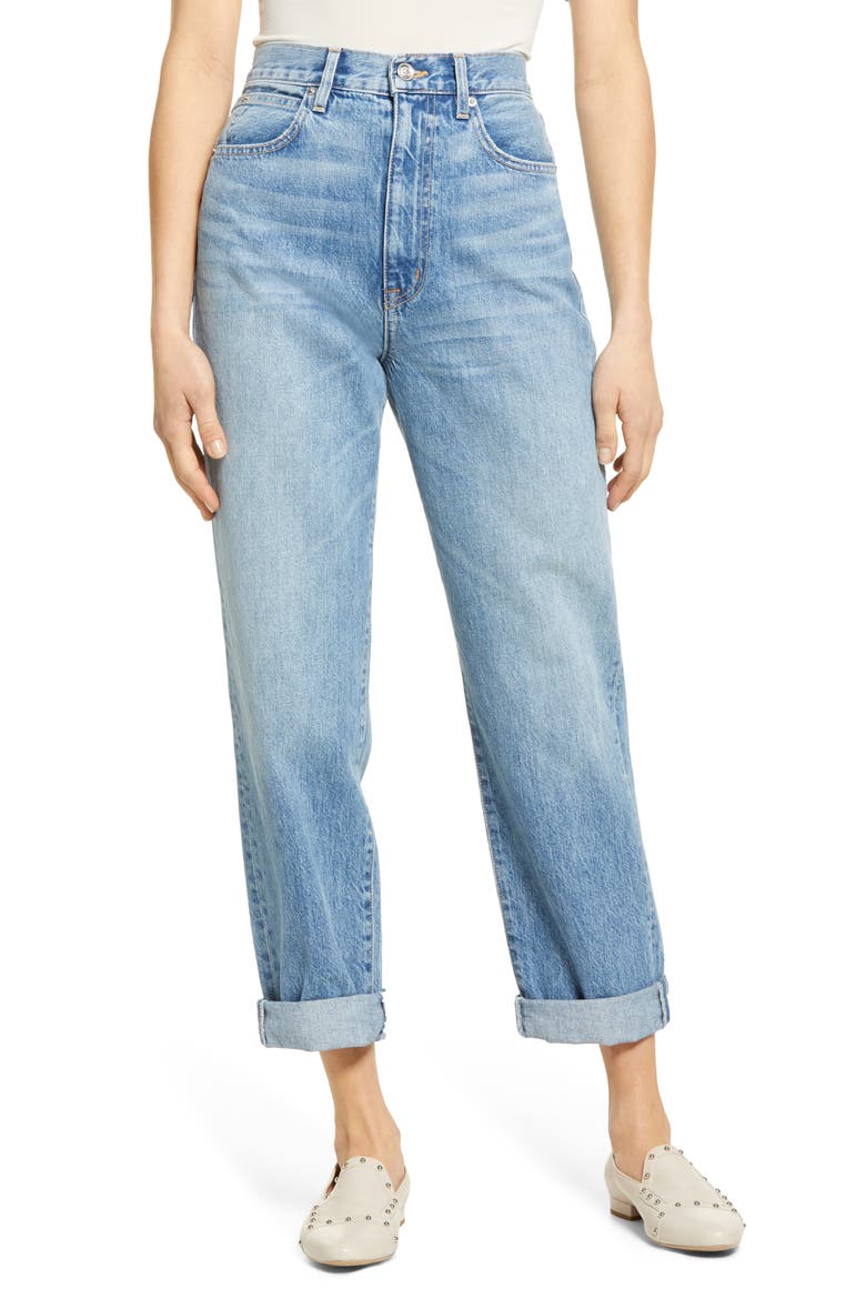 Dakota High Waist Relaxed Boyfriend Jeans, Main, color, GOOD TIMES