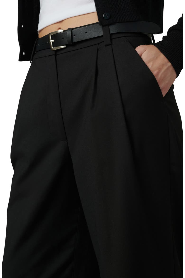 The Dani Pleated Wide Leg Pants, Alternate, color, BLACK