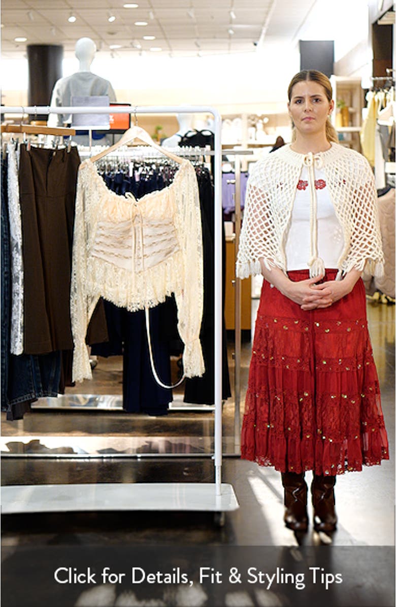 Ellie Long Sleeve Lace Bodysuit, sales video thumbnail