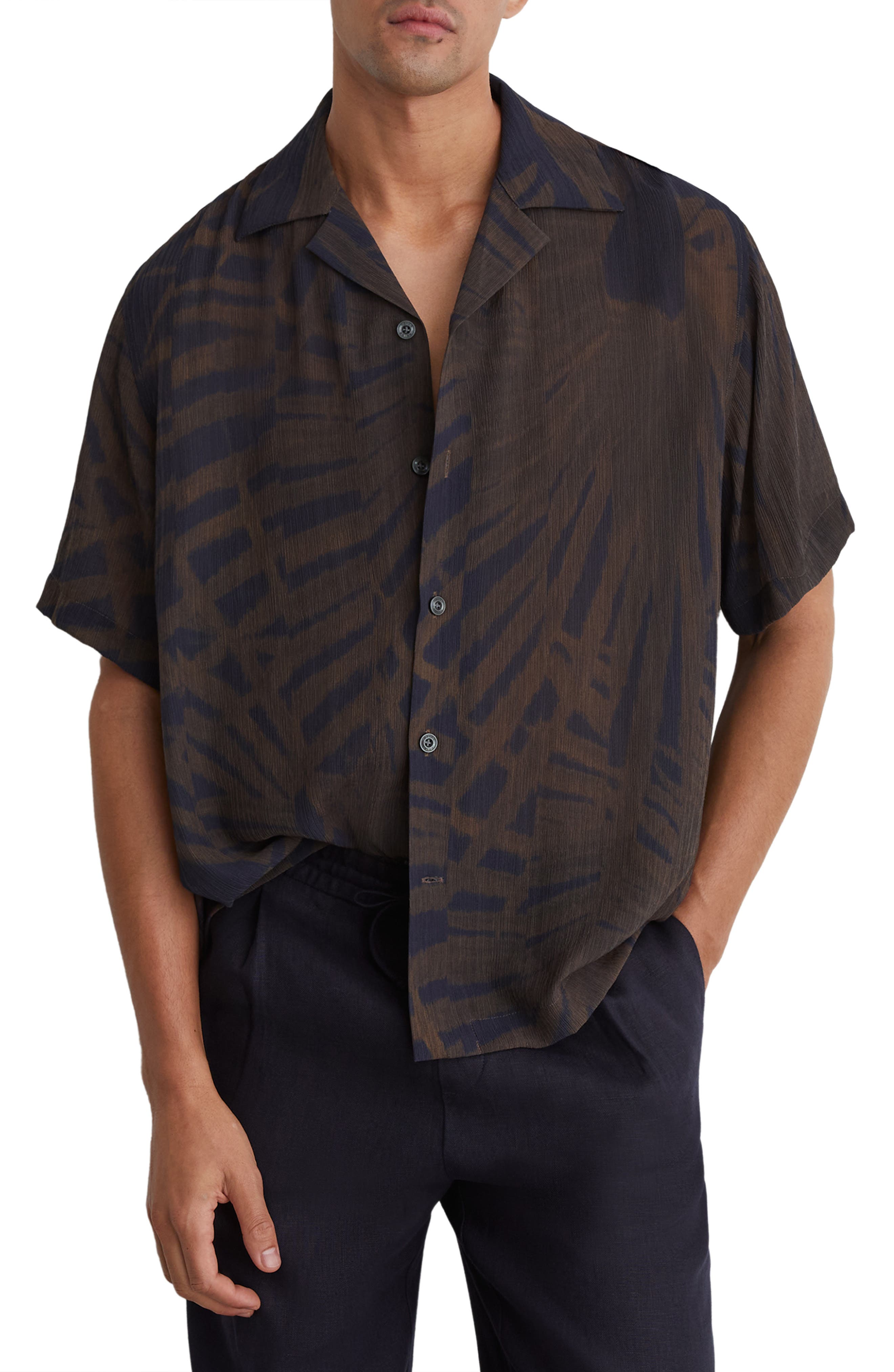 NAVY/ BROWN