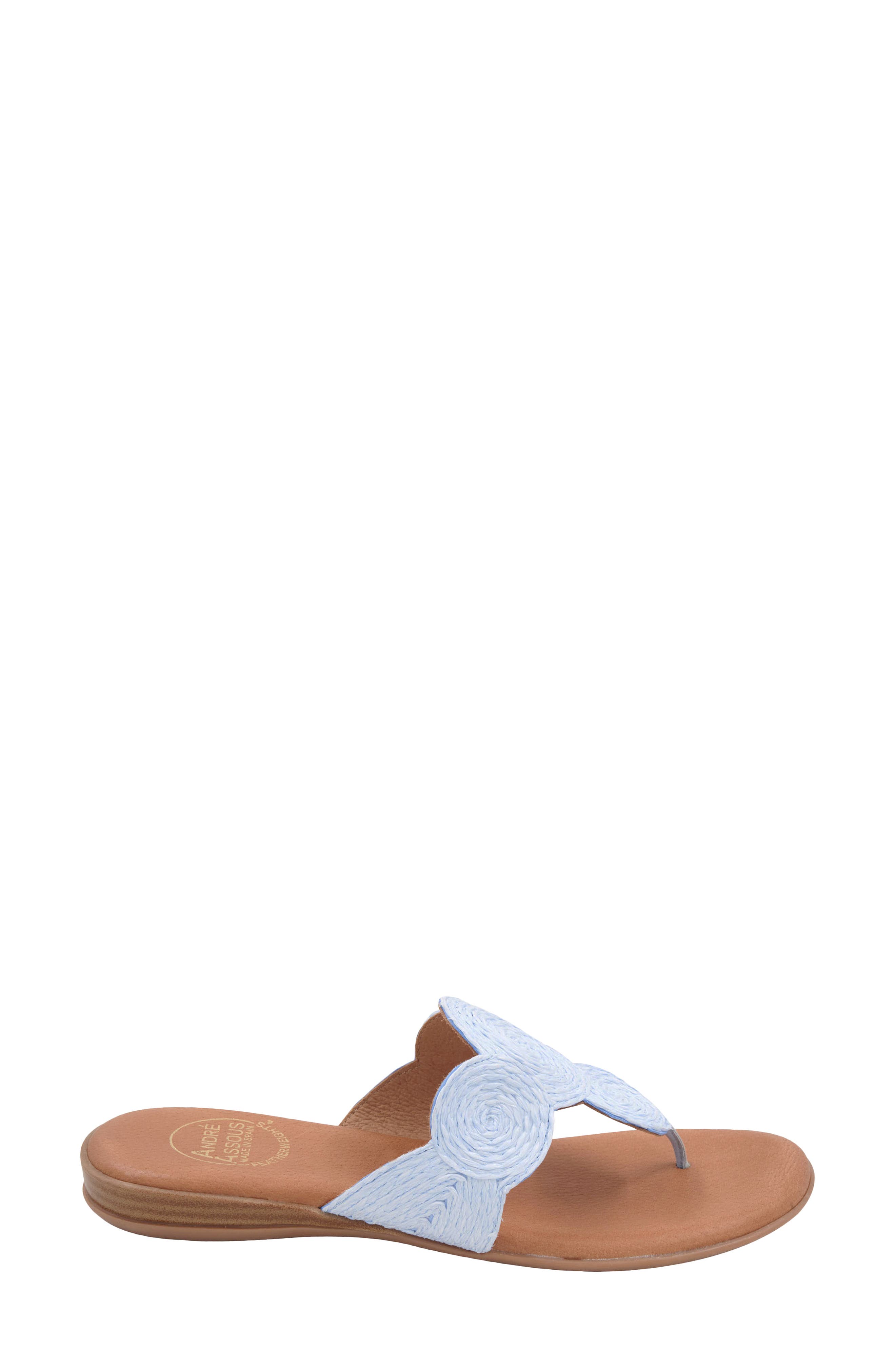 André Assous Nikky Featherweights<sup>™</sup> Flip Flop, Alternate, color, Ice Blue