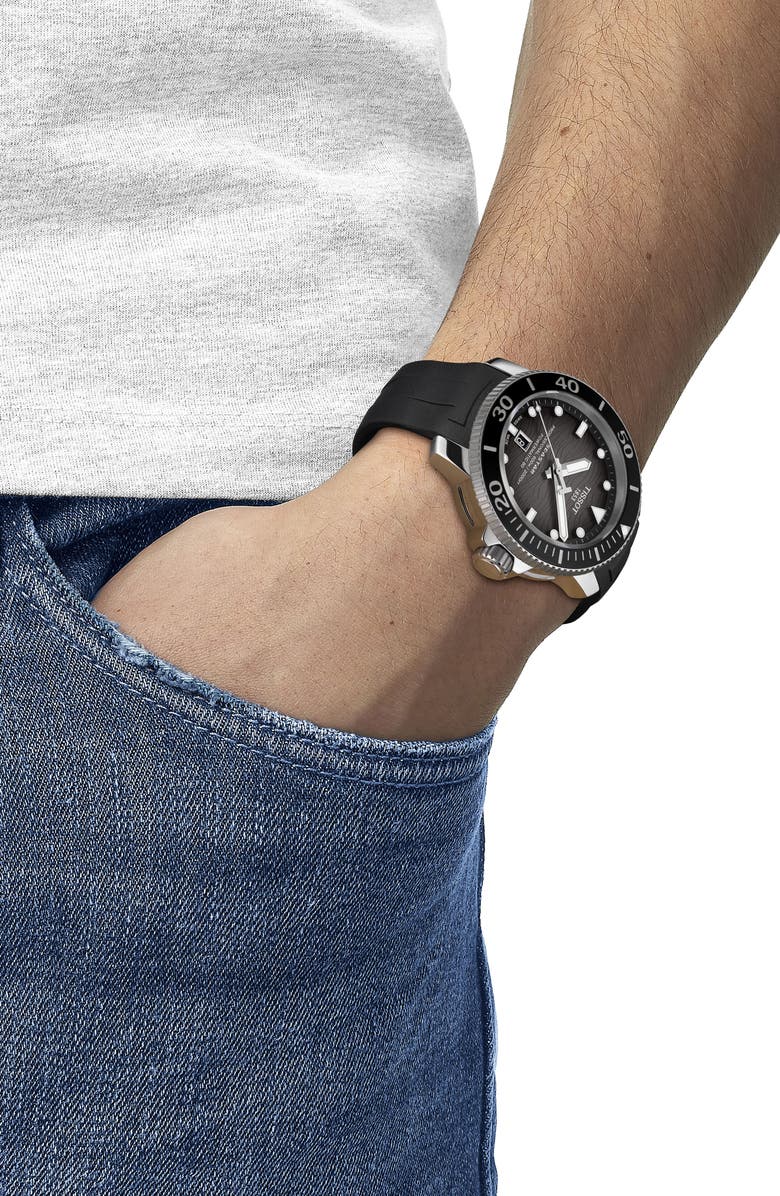 Tissot Seastar 2000 Professional Powermatic 80 Watch, 46mm, Alternate, color,