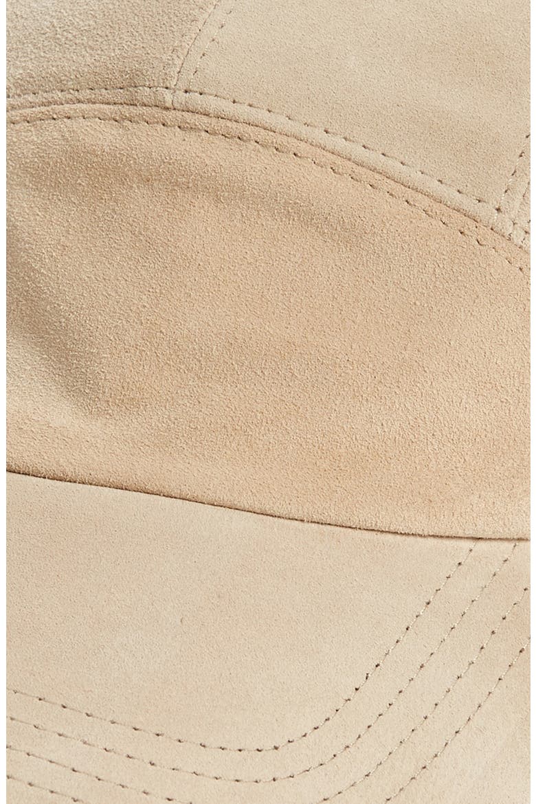 Suede Baseball Cap, Alternate, color, SAND
