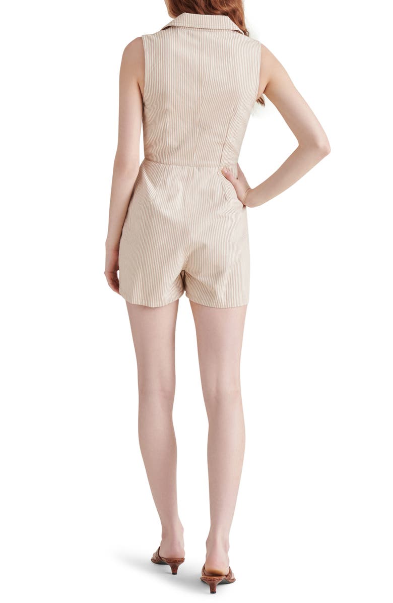 Steve Madden Paris Stripe Cotton Romper, Alternate, color, 