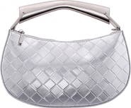 Nina Cory Diamond Quilted Faux Leather Top Handle Bag