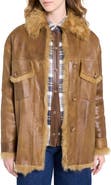 TWP Reversible Oversized Genuine Shearling Jacket
