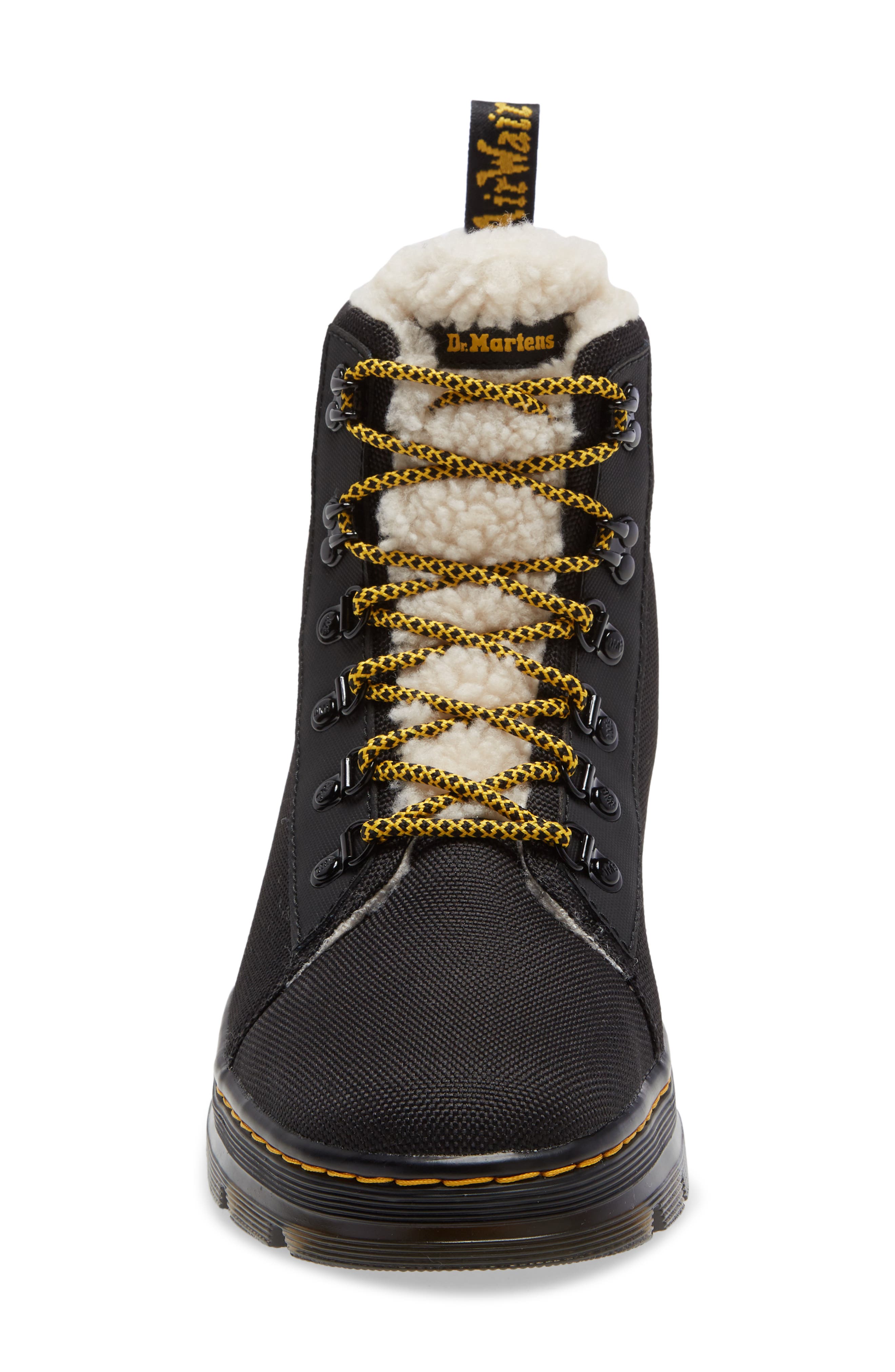 Dr. Martens Faux Fur Lined Hiker Boot, Alternate, color, 