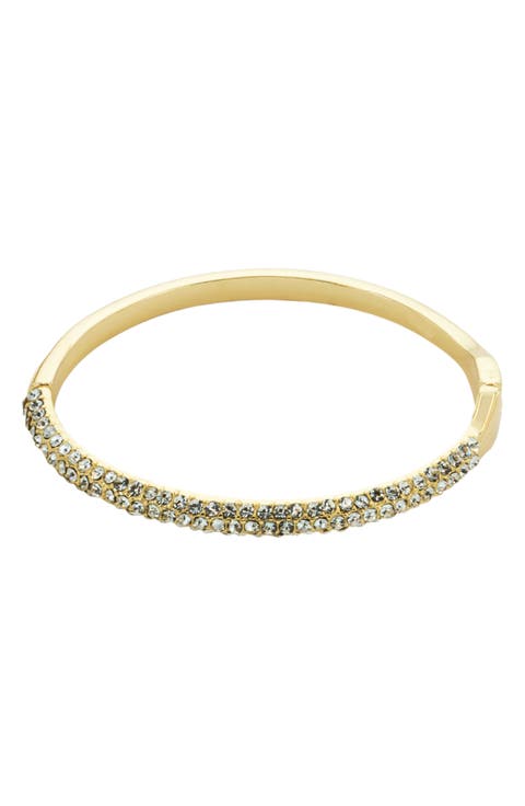 Pavé Skinny Hinge Bangle