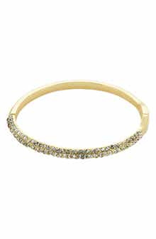 Panacea Pavé Skinny Hinge Bangle