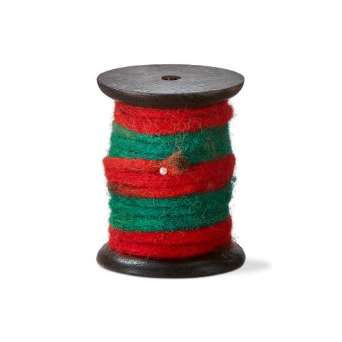 Wooly Fleece Multicolor Ribbon Spool for Crafts and DIY