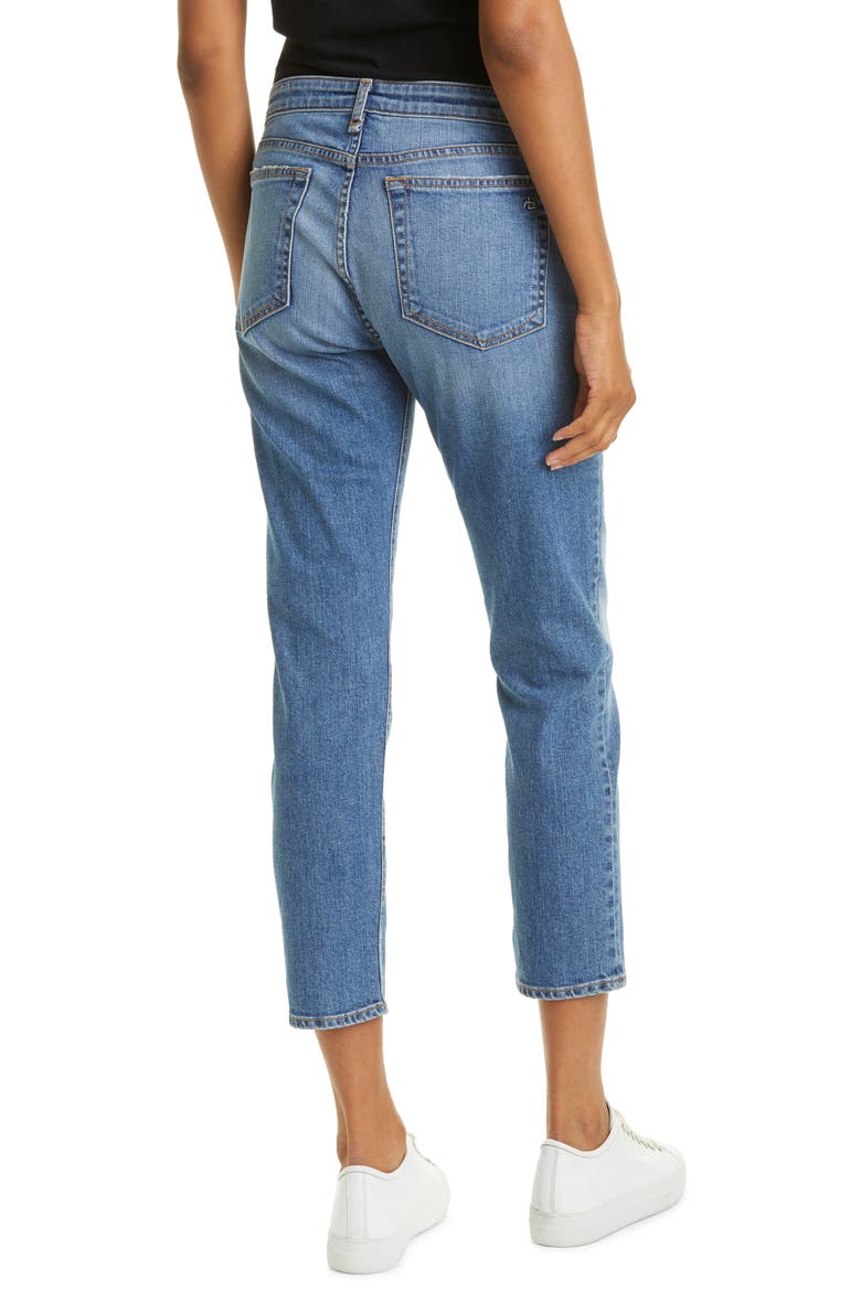 Dre Slim Ankle Boyfriend Jeans, Alternate, color, CLN MARIE