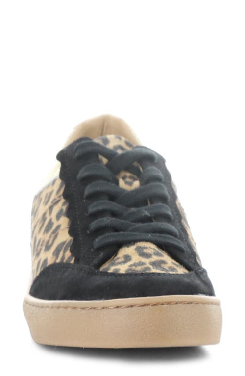 Bos. & Co. Missy Low Top Sneaker In Animal Print