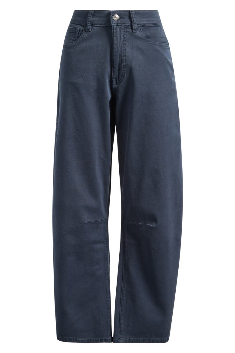 BNA Soft Curve Barrel Twill Pants, Alternate, color, CARBON BLUE