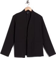 Eileen Fisher High Collar Stretch Organic Cotton Jacket