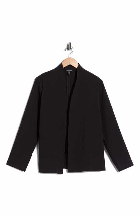 High Collar Stretch Organic Cotton Jacket