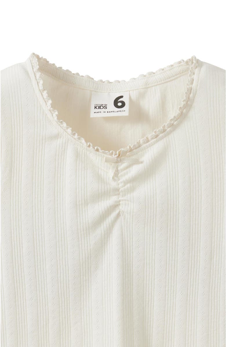 Cotton On Kids Kid's Jade Ruched Long Sleeve Top, Alternate, color, 