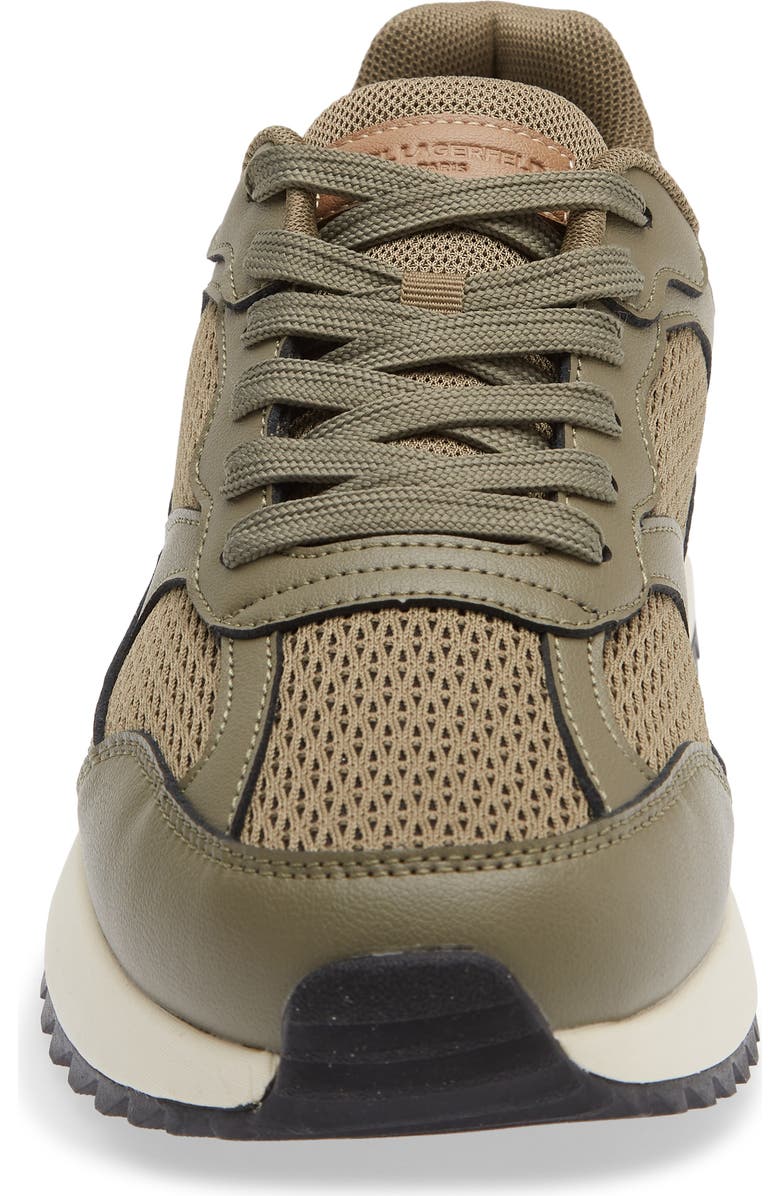 KARL LAGERFELD PARIS Clovis Mixed Media Sneaker, Alternate, color, Green