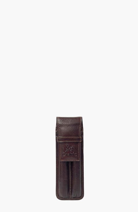 Gentleman Leather Pen Holder Case 566