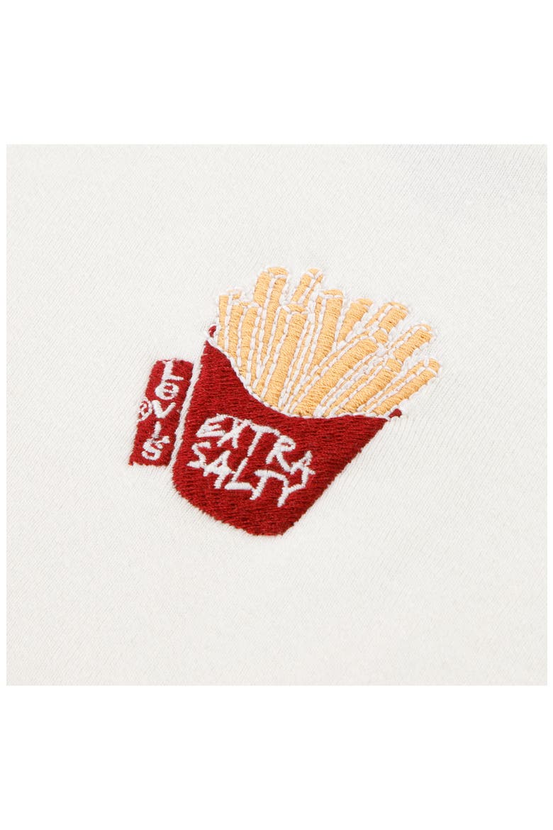 Kids' Fries Rib Graphic Baby Tee, Alternate, color, LEVIS EGRET