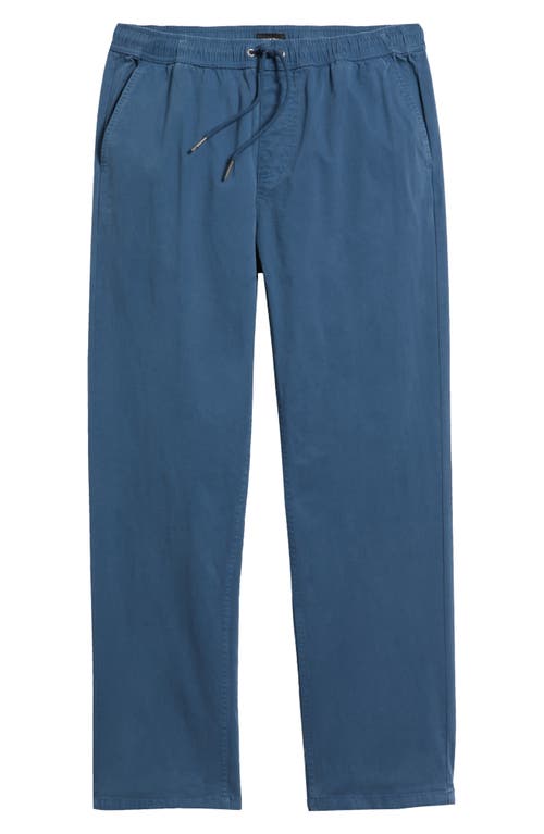 Brixton Broadway Relaxed Elastic Waist Pants In Washed Denim Blue