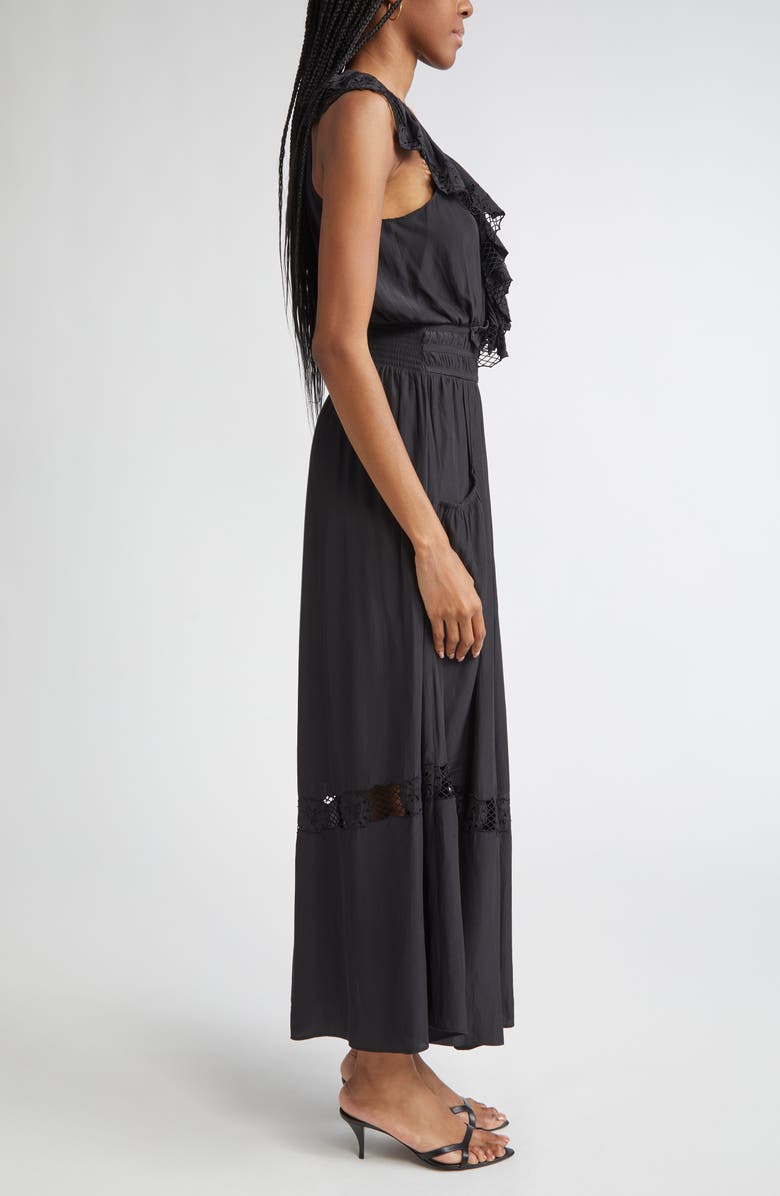 Ramy Brook Laila Ruffle Smocked Waist Maxi Dress, Alternate, color,