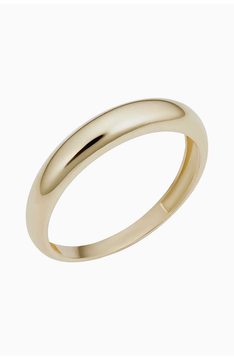 Oradina 14K Solid Gold Archie Stack Ring, Main, color, Yellow Gold