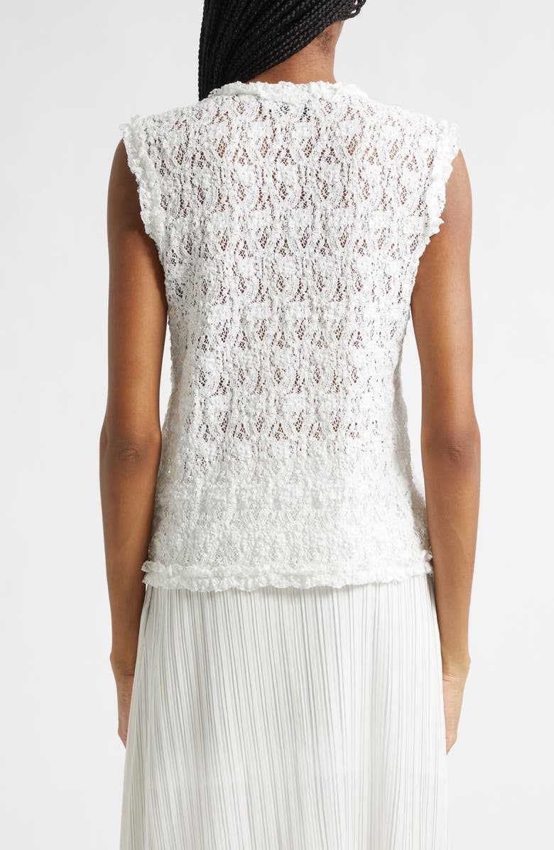 EENK Button Front Lace Tank, Alternate, color, Ivory