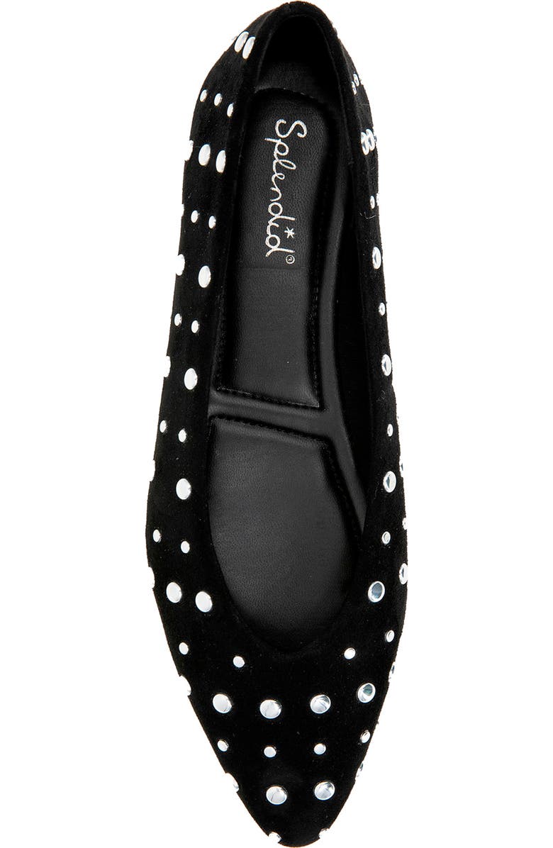 Splendid Latouche Stud Flat, Alternate, color, Black