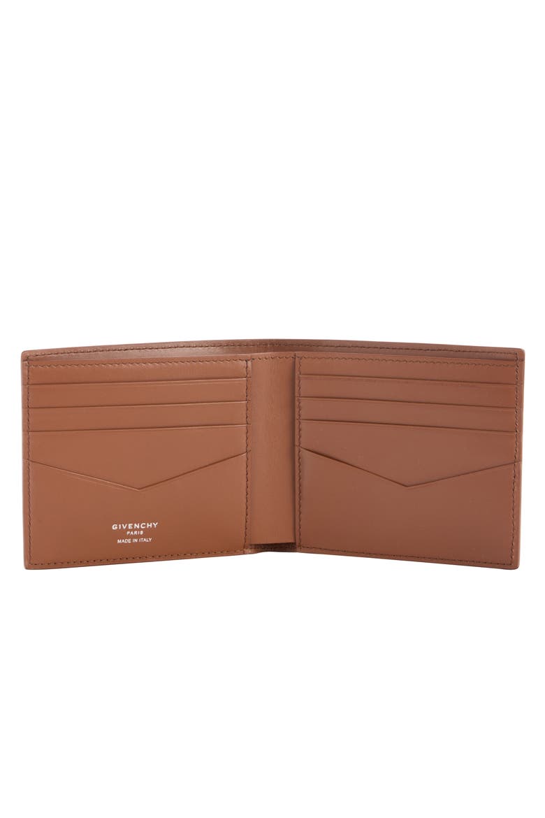 Calfskin Leather Bifold Wallet, Alternate, color, HAZEL