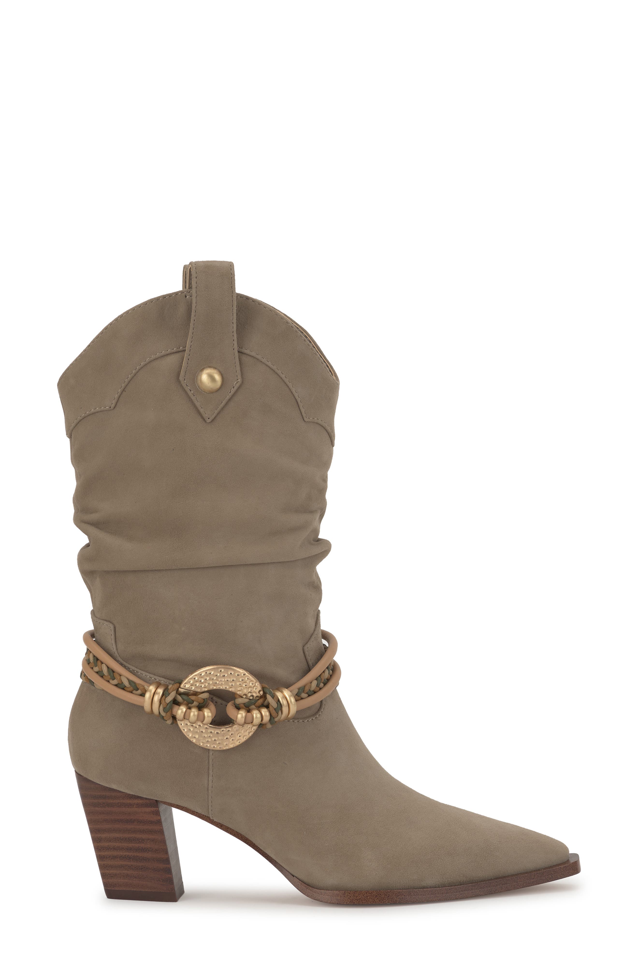 Hanie Western Boot, Alternate, color, LIGHT GREY
