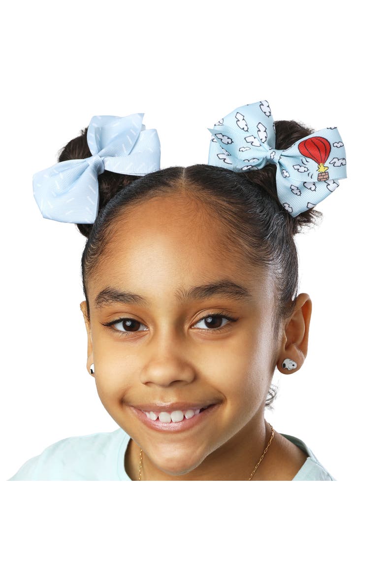 Snoopy Woodstock Hair Bows 7-Piece Set Peanuts Gifts, Alternate, color, Multicolored