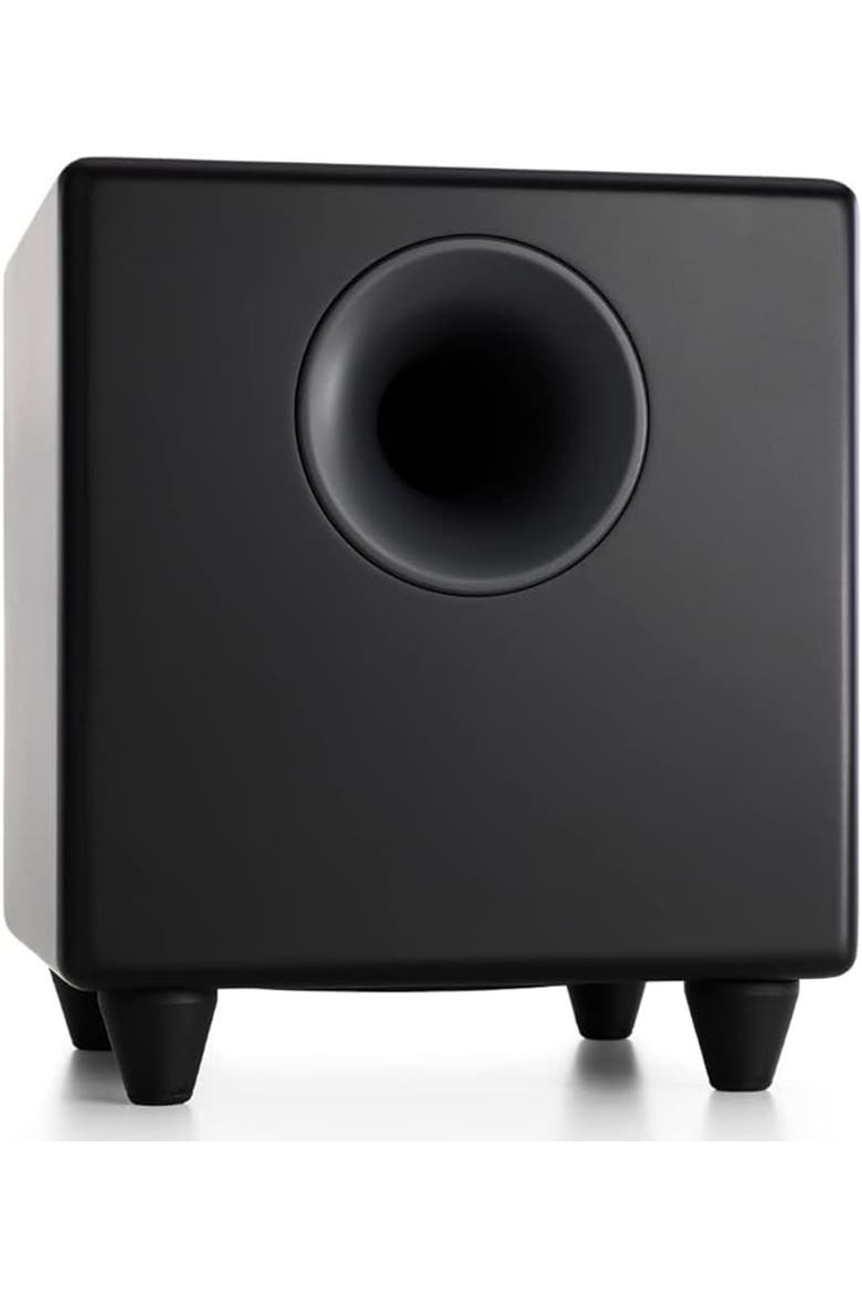 S8 250 Watt 8in Powered Subwoofer, Main, color, Black