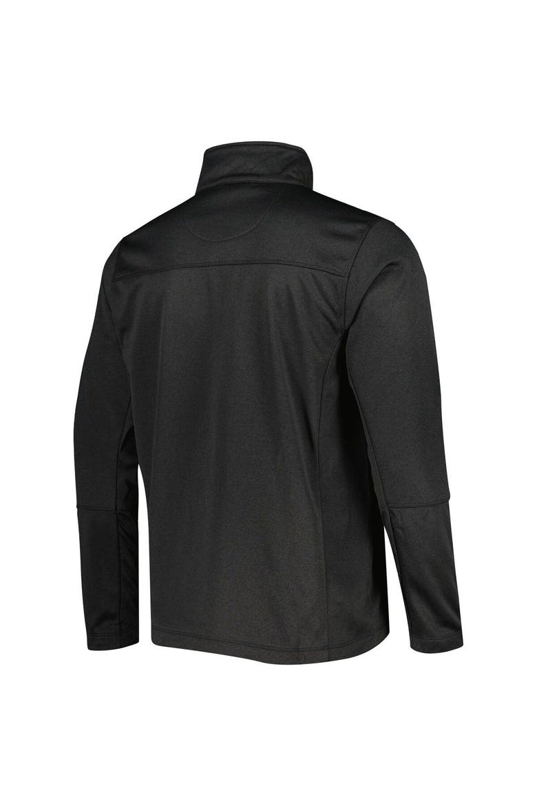 Men's Dunbrooke Heather Black Carolina Panthers Freestyle Coated Tech Fleece Full-Zip Jacket, Alternate, color, Heather Black