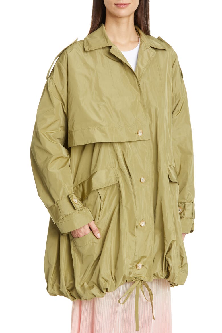 Ouro Bubble Hem Parka, Alternate, color, LIGHT GREEN