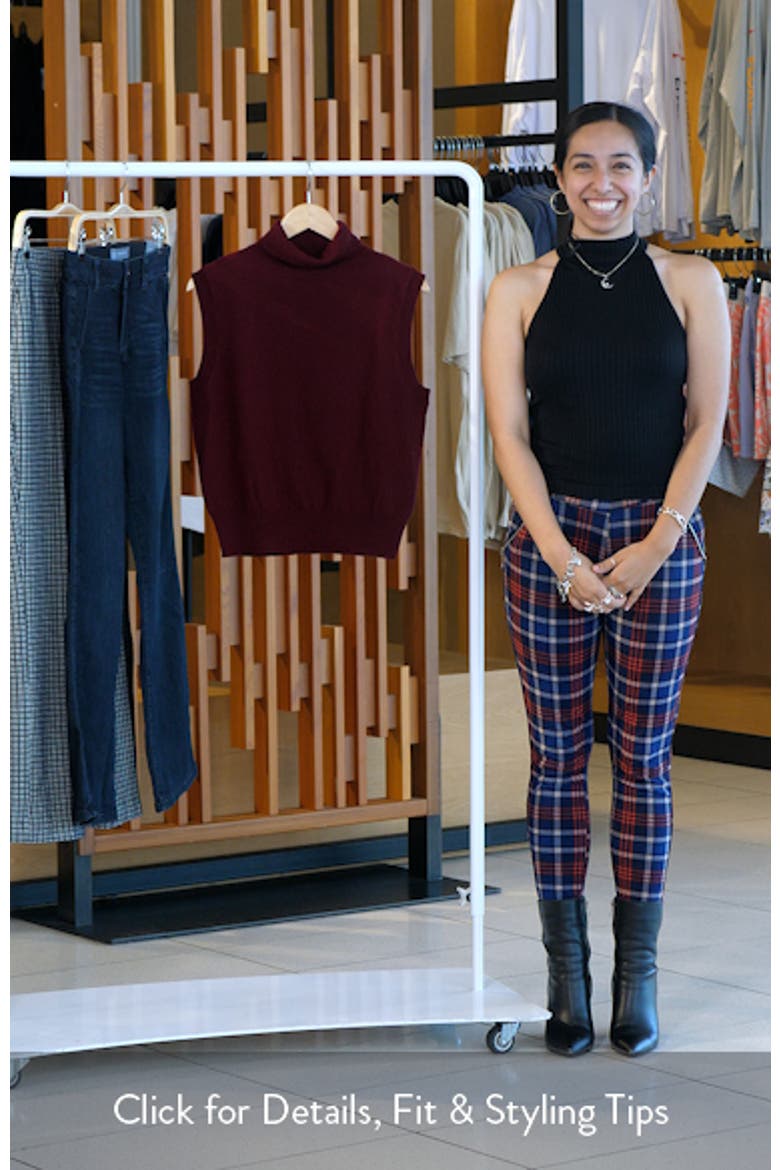 Avah Turtleneck Wool Blend Sweater Vest video