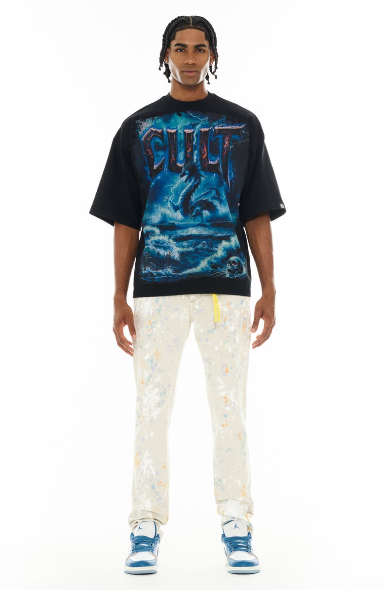 Cult of Individuality Crewneck Graphic T-Shirt, Alternate, color, 