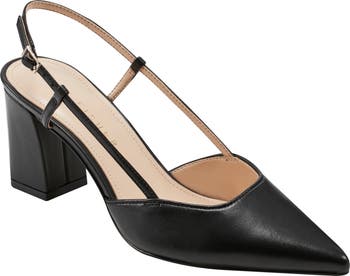 Marc Fisher LTD Zester Slingback Pointed Toe Pump Women Nordstromrack