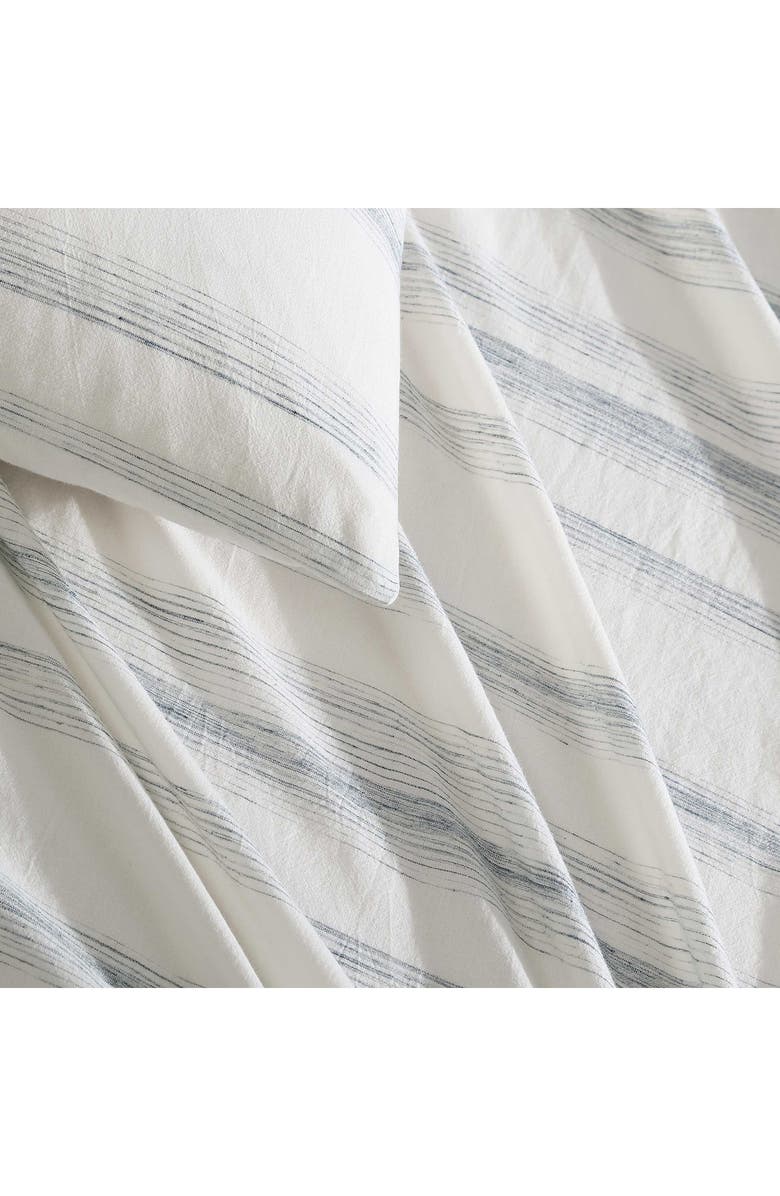 Calvin Klein Strie Stripe Cotton Duvet Cover & Sham Set, Alternate, color, 
