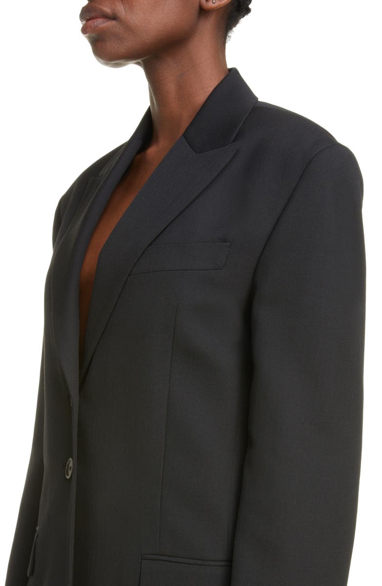 Acne Studios Jarida Single Breasted Blazer, Alternate, color,