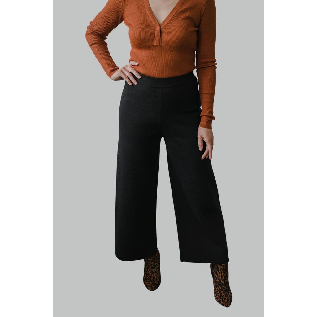 Sskein Wide Leg Trousers In Black